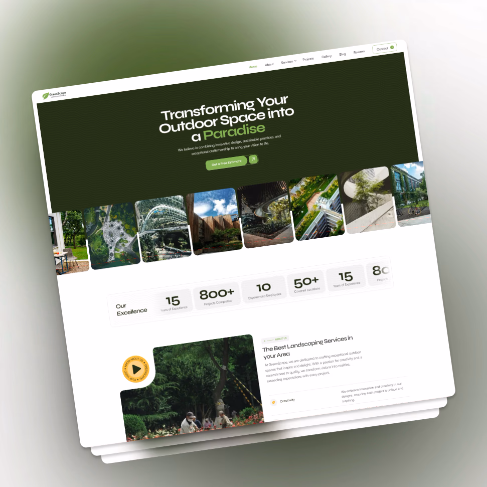 E‑commerce Landing